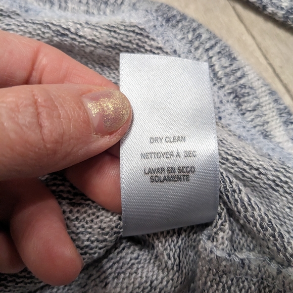 Splendid Gray and White Striped Sweater Top - Picture 7 of 7